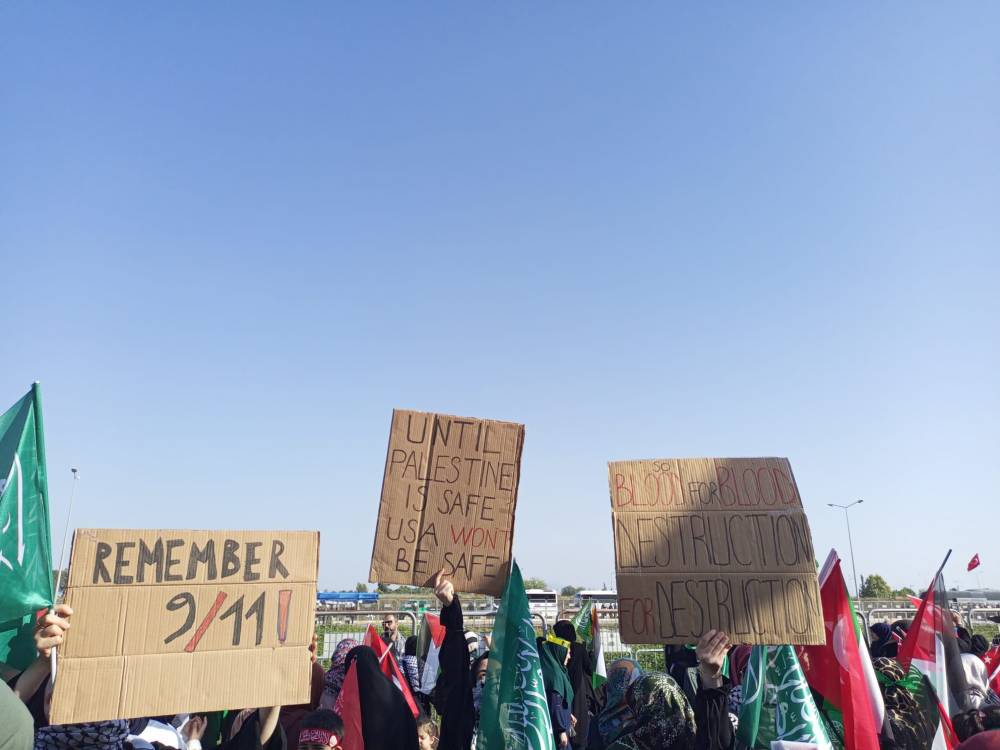 İncirlik Üssü önündeki Gazze protestosuna müdahale edildi 5