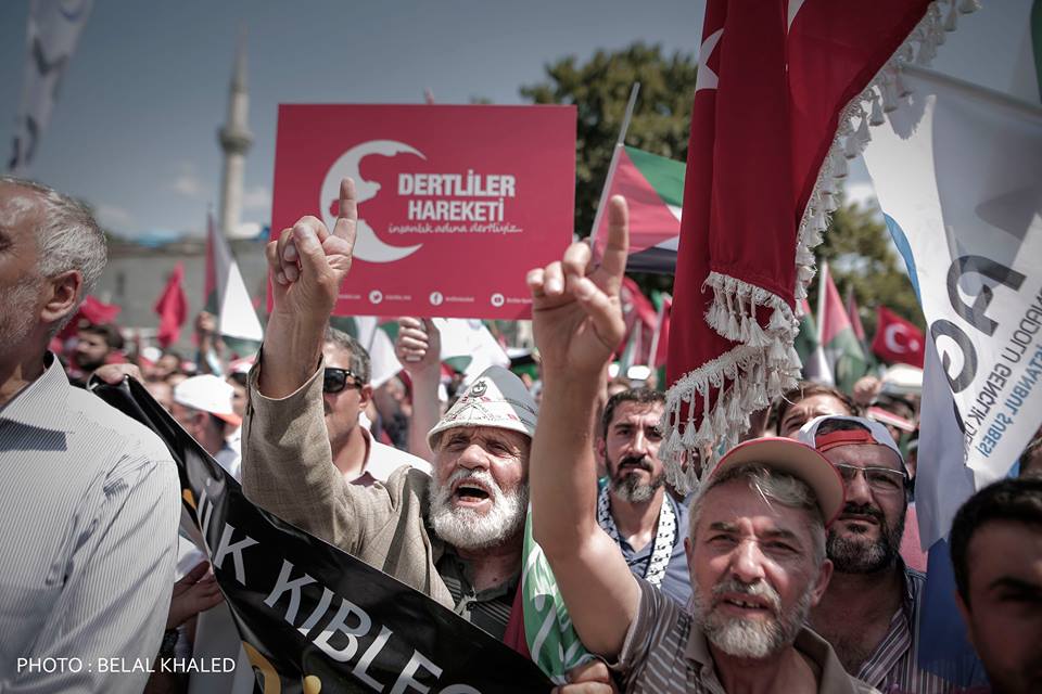 İstanbul'da Kudüs için yapılan gösteriler 1