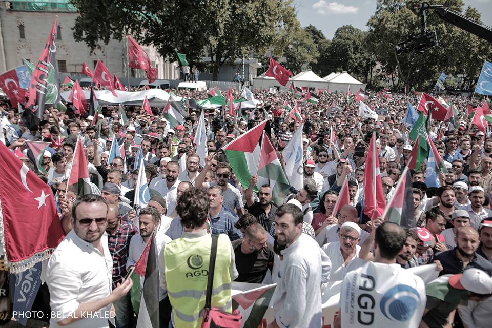 İstanbul'da Kudüs için yapılan gösteriler 4