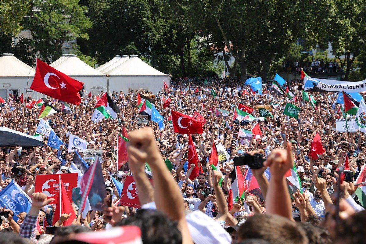 İstanbul'da Kudüs için yapılan gösteriler 8