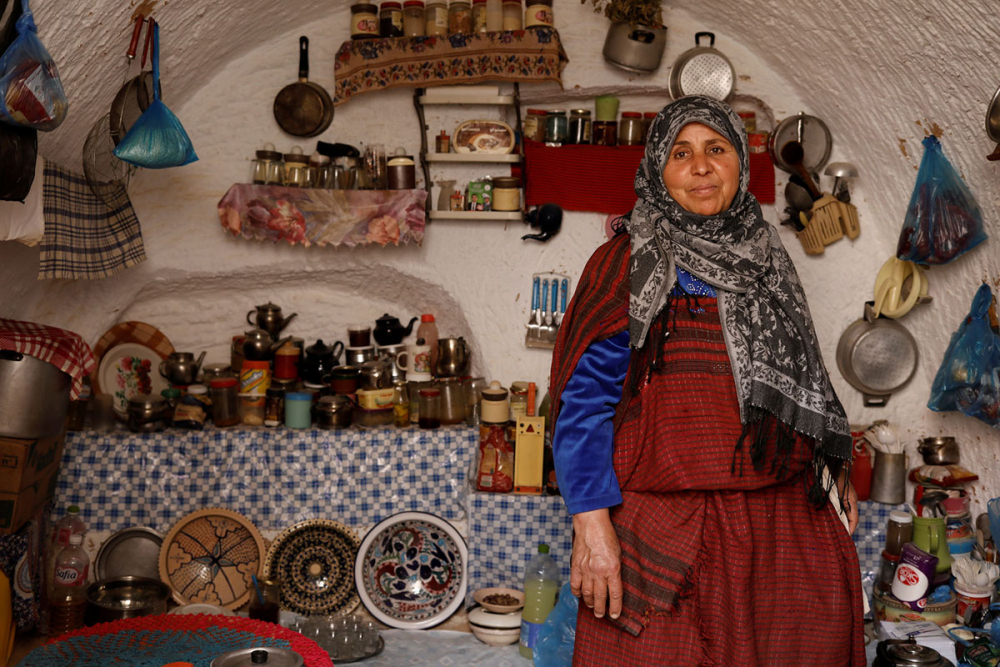 Tunus'un yeraltı evlerinde yaşayan son aileler 13
