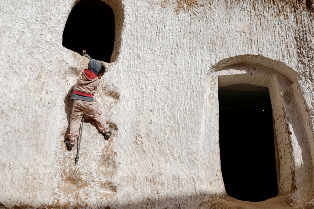 Tunus'un yeraltı evlerinde yaşayan son aileler 3
