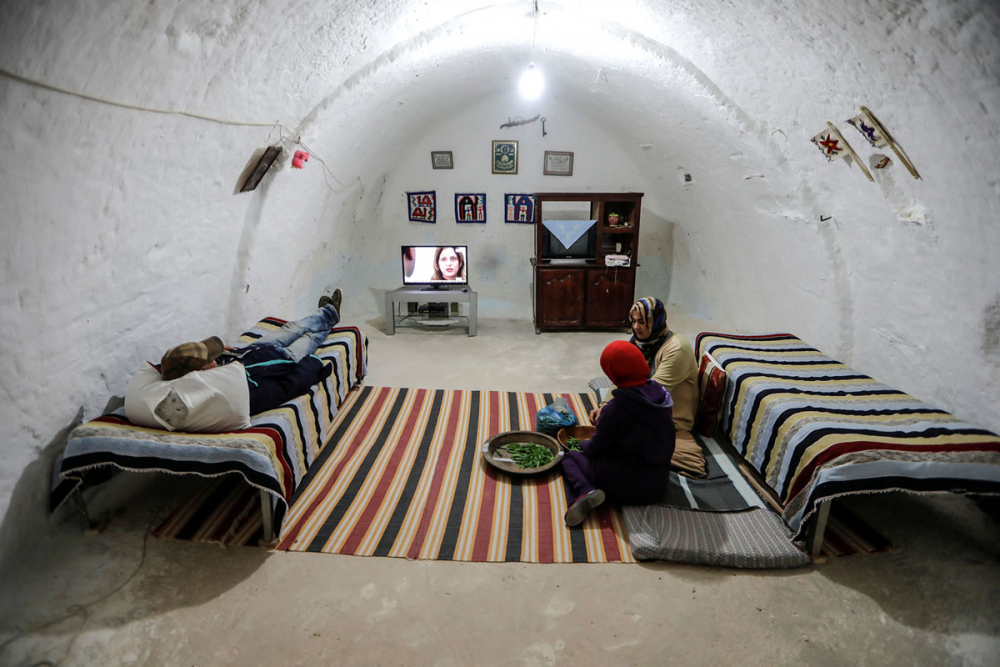Tunus'un yeraltı evlerinde yaşayan son aileler 6