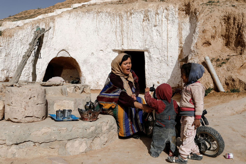 Tunus'un yeraltı evlerinde yaşayan son aileler 8