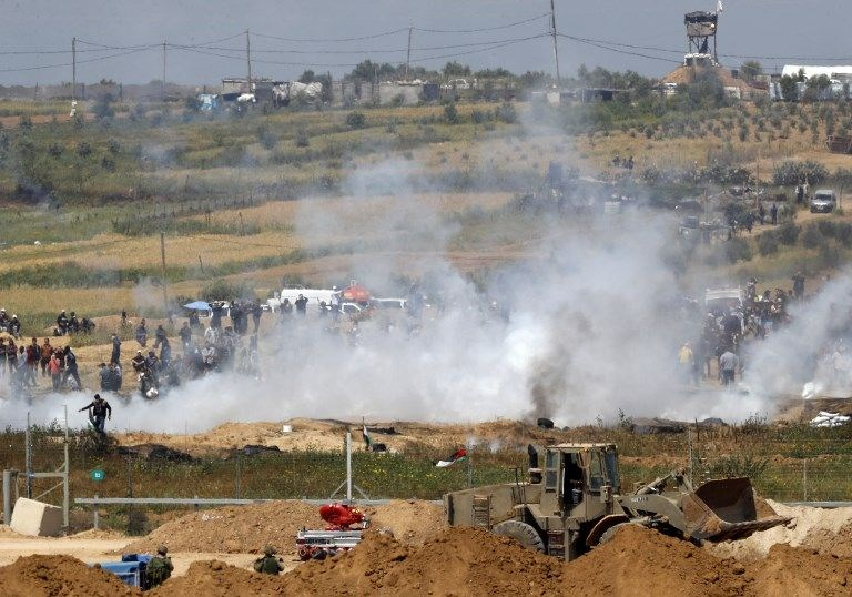 İsrail'e rağmen Gazze sınırında "ateş cuması" eylemi: 2 ö 17