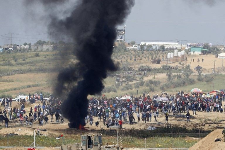 İsrail'e rağmen Gazze sınırında "ateş cuması" eylemi: 2 ö 20