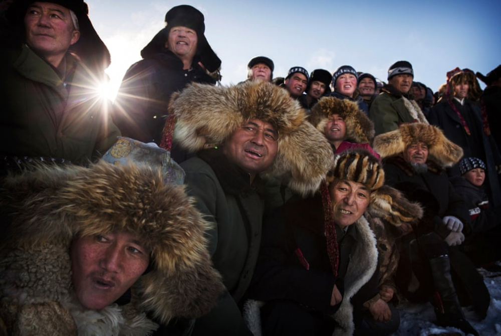 Kazakistan’daki geleneksel avcılık festivalinden kareler 11