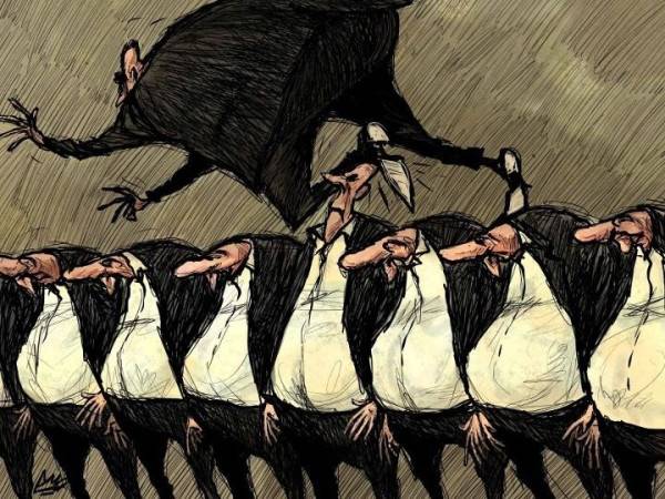 Amjad Rasmi'den 'güçlü karikatürler': Arap sokağı ve Orta 11