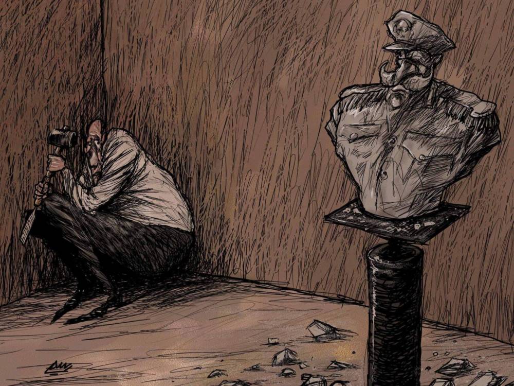Amjad Rasmi'den 'güçlü karikatürler': Arap sokağı ve Orta 12