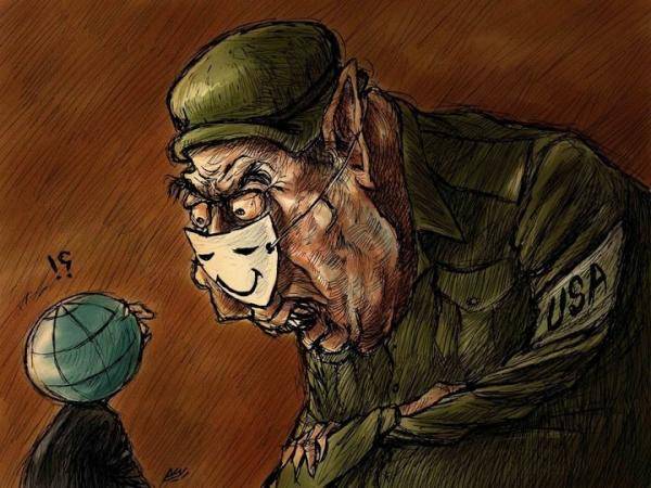 Amjad Rasmi'den 'güçlü karikatürler': Arap sokağı ve Orta 17