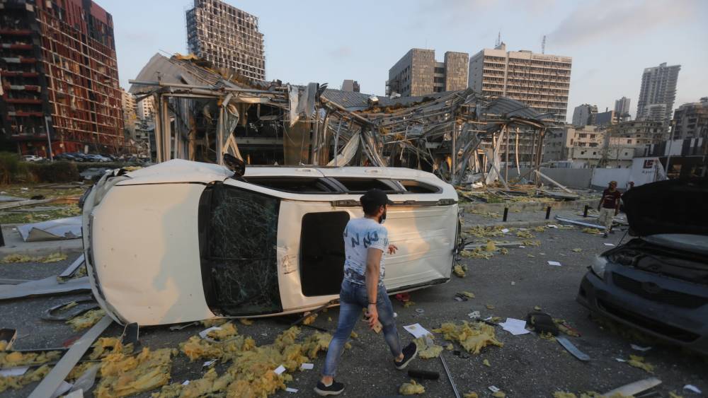 Beyrut'taki patlamanın dehşet verici kareleri 10