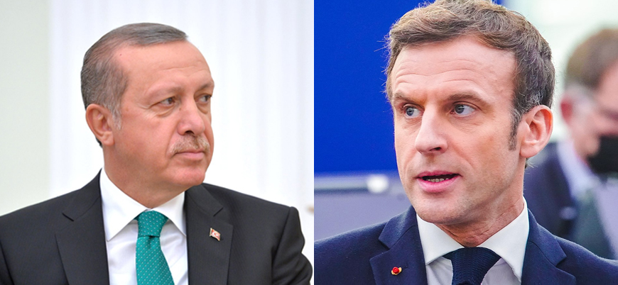 Erdoğan ile Macron arasında telefon görüşmesi