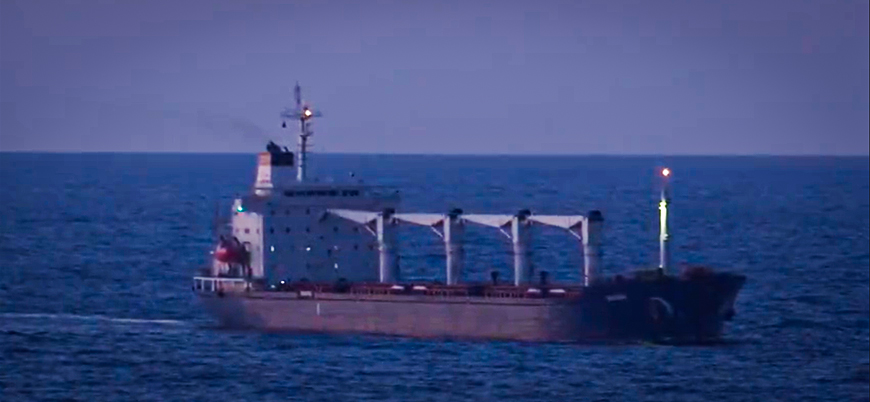 Ukrayna'dan gelen tahıl yüklü gemi İstanbul'a ulaştı