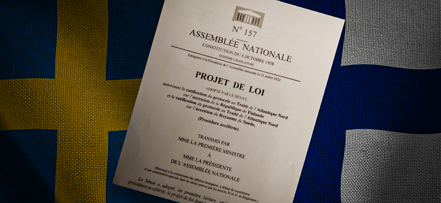 Fransız parlamentosu İsveç ve Finlandiya'nın NATO'ya katılımını onayladı