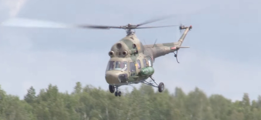 Rusya'da helikopter düştü