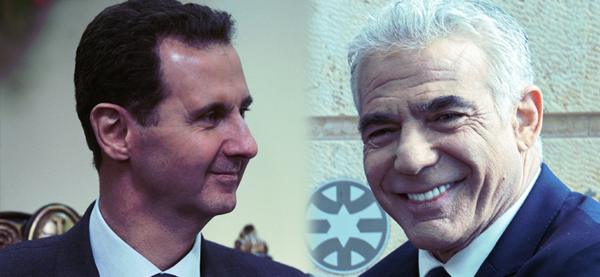 "İsrail Başbakanı Lapid, Beşar Esed ile görüştü"