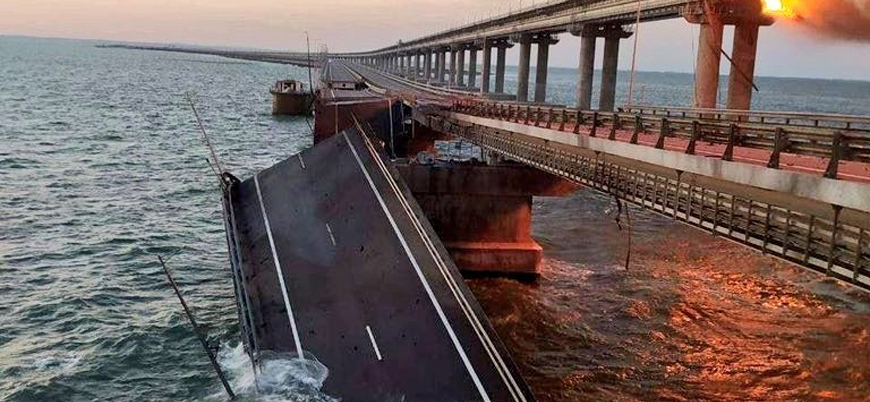 Kırım'ı Rusya'ya bağlayan Kerç Köprüsü'ne saldırı