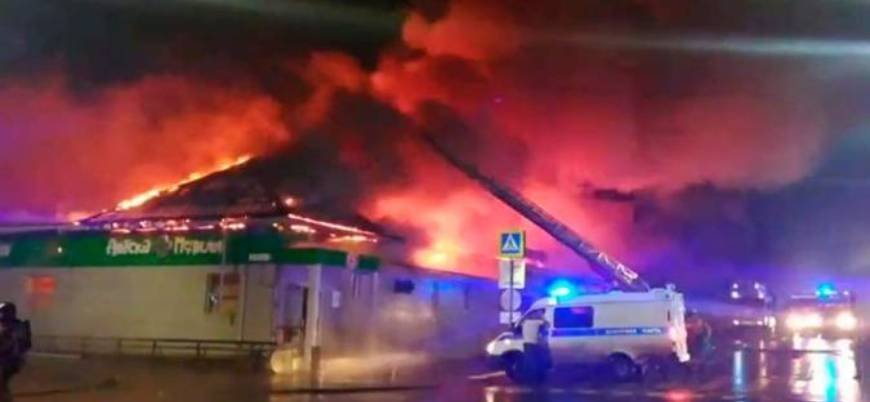 Rusya'da kafede yangın: En az 15 ölü