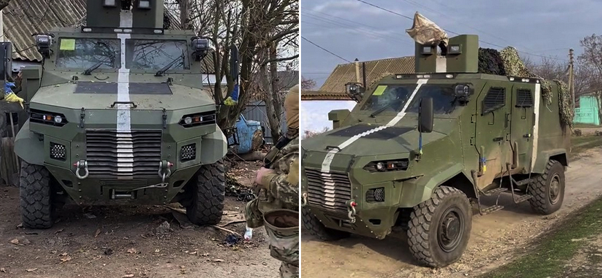 Ukrayna'nın Rusya'ya karşı kullandığı İsrail yapımı askeri araçlar ilk kez görüntülendi