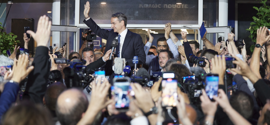 Yunanistan'daki seçimlerden iktidar partisi galip çıktı