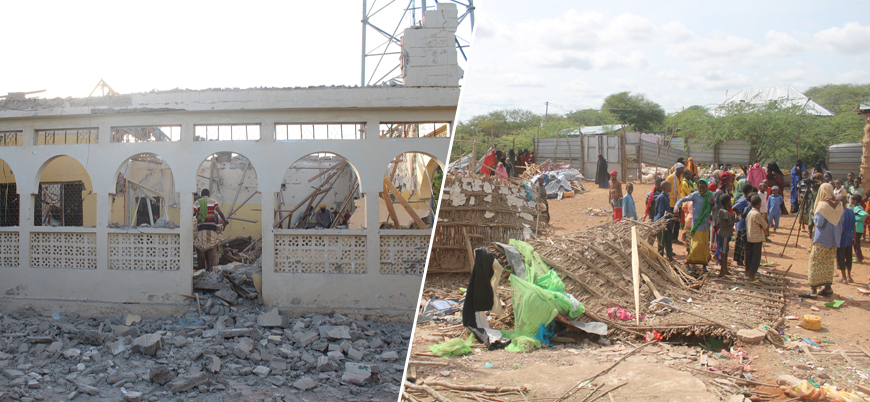 Kenya savaş uçakları Somali'de sivilleri bombaladı