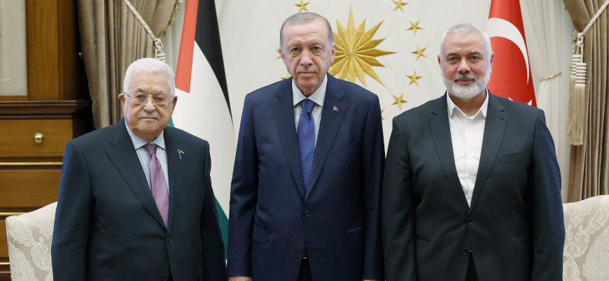 Erdoğan, Abbas ve Heniye ile bir araya geldi