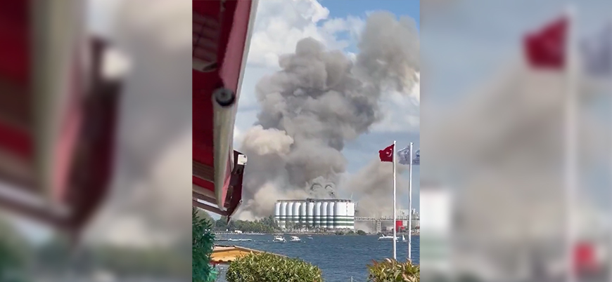 Kocaeli Derince Limanı'nda şiddetli patlama