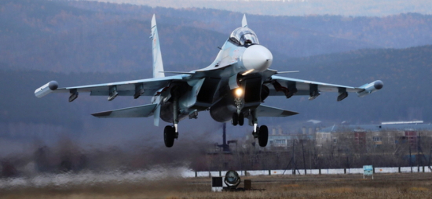 Rus ordusuna ait Su-30 savaş uçağı Kaliningrad'da düştü