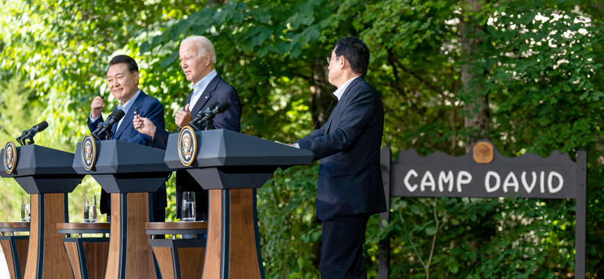 ABD, Japonya ve Güney Kore zirvesinde 'Çin'e karşı güçlü iş birliği' mesajı