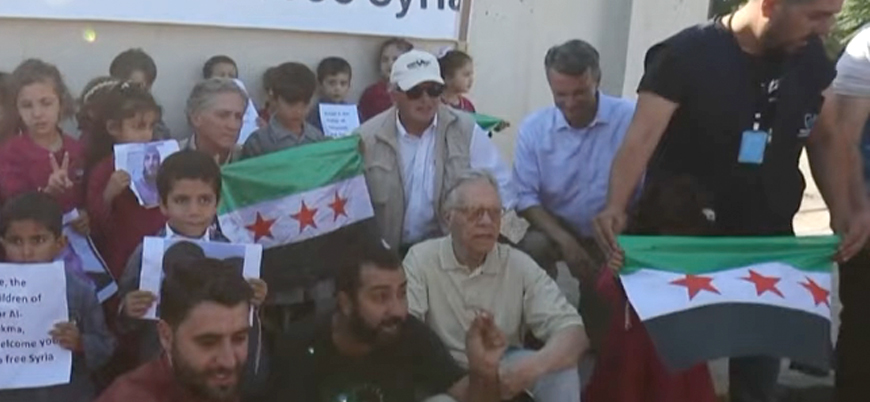 ABD Temsilciler Meclisi üyelerinden Suriye'nin Azez kentine ziyaret