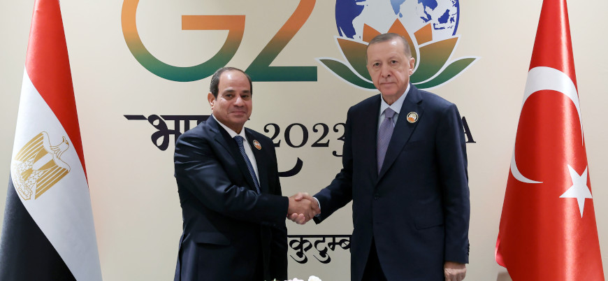 Erdoğan G20'de Sisi ile bir araya geldi