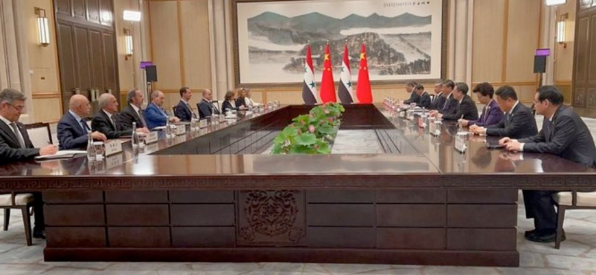 Çin lideri Cinping Beşar Esed ile görüştü