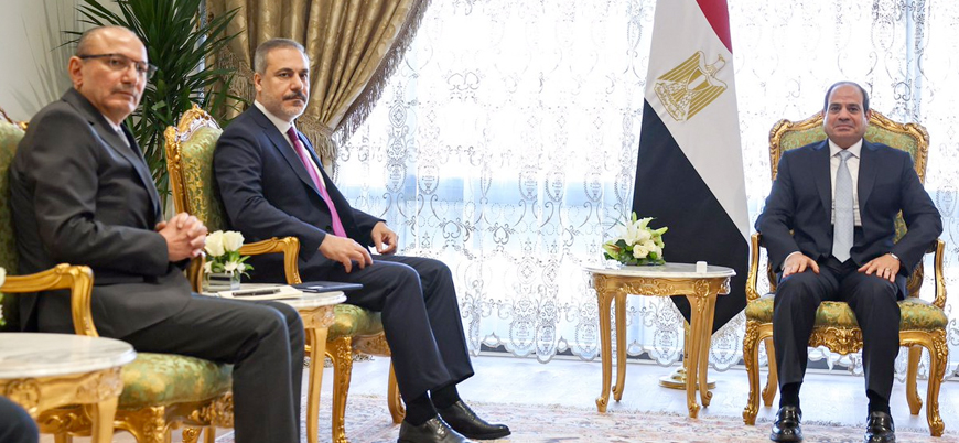 Dışişleri Bakanı Fidan Mısır Cumhurbaşkanı Sisi ile görüştü