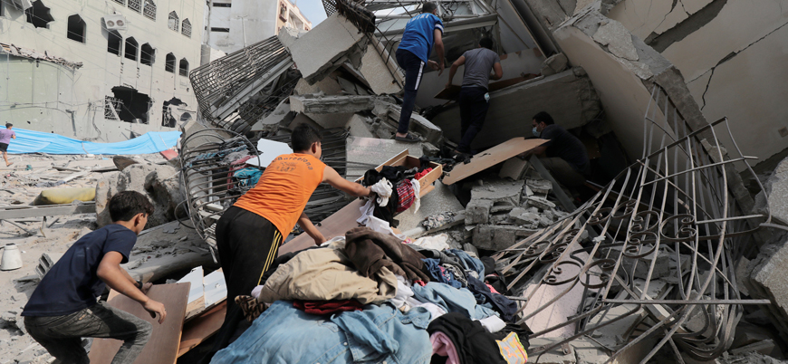 İsrail saldırılarının Gazze'de yol açtığı yıkım bir nükleer bombanın dörtte biri büyüklüğünde