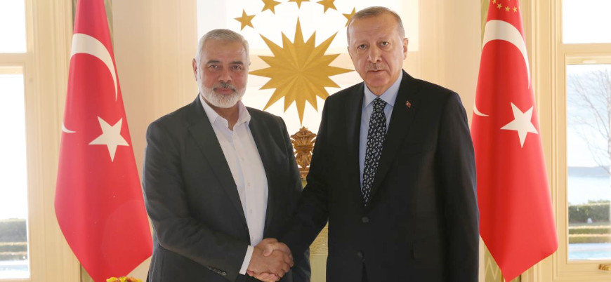 Erdoğan Hamas lideri Heniye ile görüştü