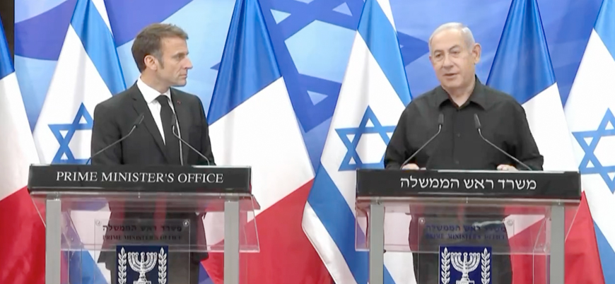 Fransa lideri Macron'dan Hamas'a karşı uluslararası koalisyon çağrısı