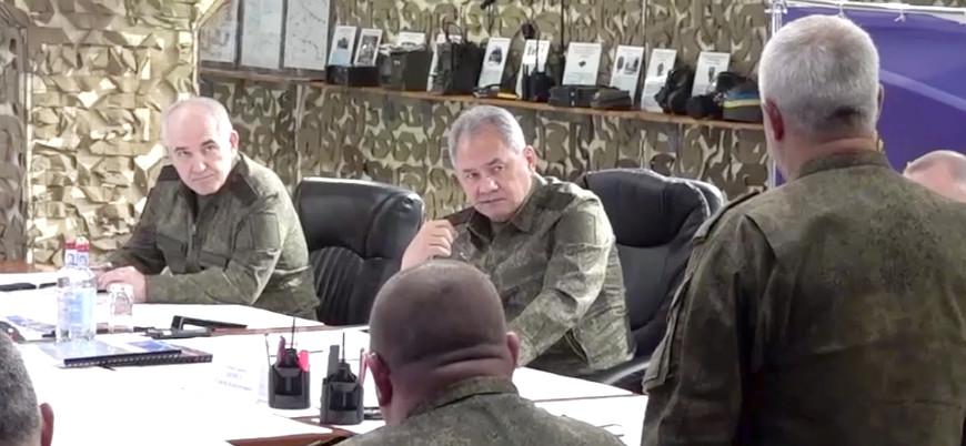 Rusya Savunma Bakanı Şoygu Ukrayna cephesini ziyaret etti