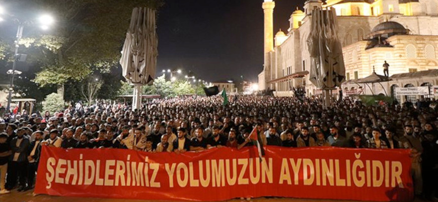 İstanbul'da "Gazze İçin Duaya" etkinliği düzenlendi