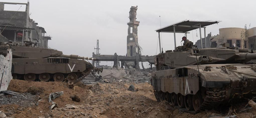 İsrail'in kara saldırısı başlattığı Gazze'de yoğun çatışmalar yaşanıyor