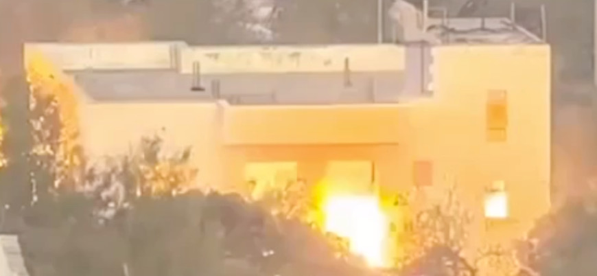 İsrail Hamas'ın iki numaralı ismi Salih Aruri'nin evini havaya uçurdu