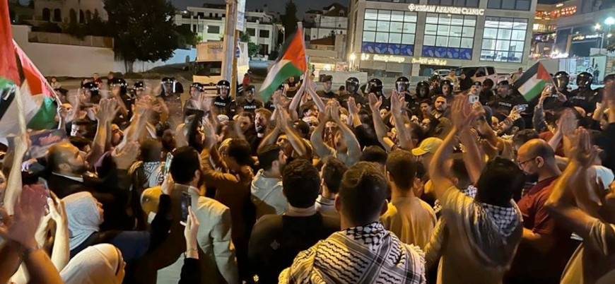 Ürdün'de İsrail ve ABD'yi protesto eden yüzlerce kişi gözaltına alındı