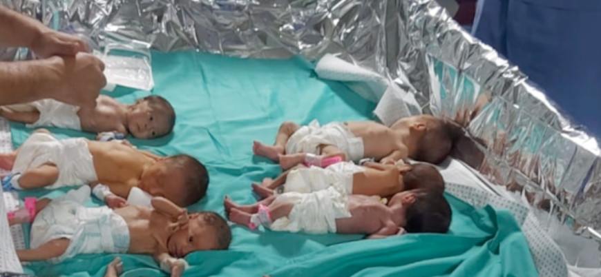 Şifa Hastanesi'nden tahliye edilen prematüre bebekler Gazze'nin güneyine nakledildi