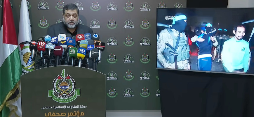 Hamas: Esir takasının devamı için Gazze'ye yönelik saldırılar durmalı