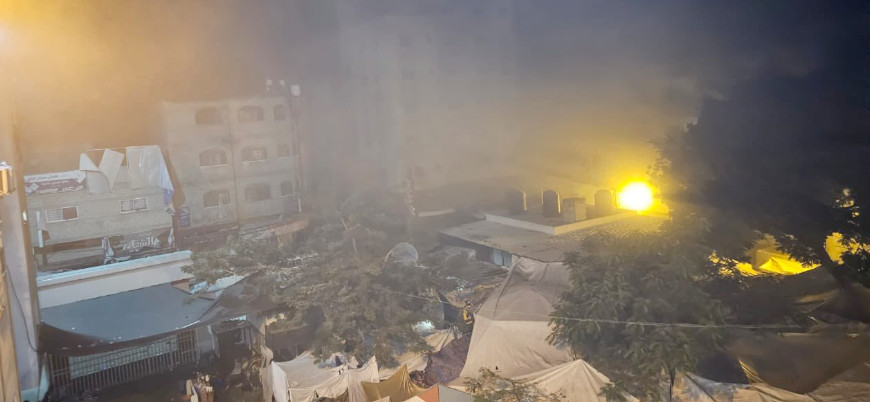 İsrail ordusu Gazze'nin kuzeyindeki son hastaneye de baskın düzenledi
