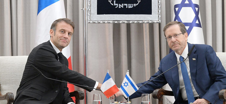 Fransa Cumhurbaşkanı Macron İsrail'in Gazze'deki saldırılarını eleştirdi