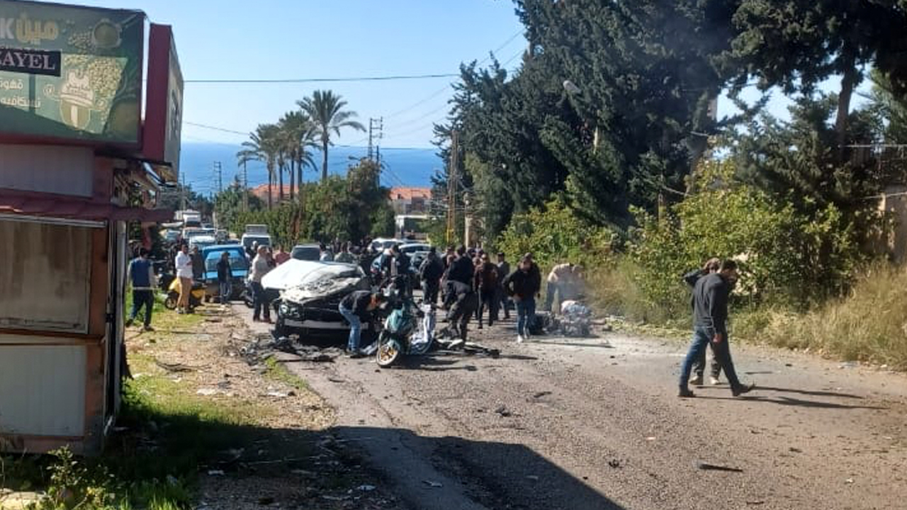 İsrail'den Lübnan'ın Sayda kenti yakınlarında drone saldırısı