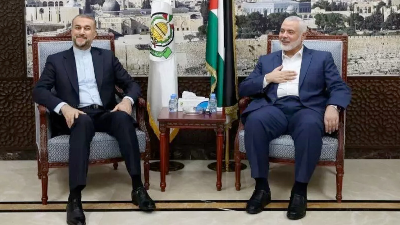 İran Dışişleri Bakanı Hamas lideri Heniye ile bir araya geldi