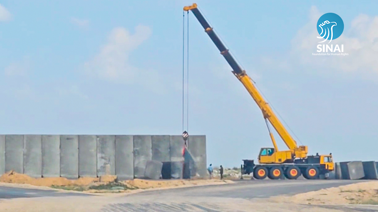 İsrail'in tehcir edeceği Gazzelilerin Mısır'da yerleştirileceği bölgenin inşasına başlandı