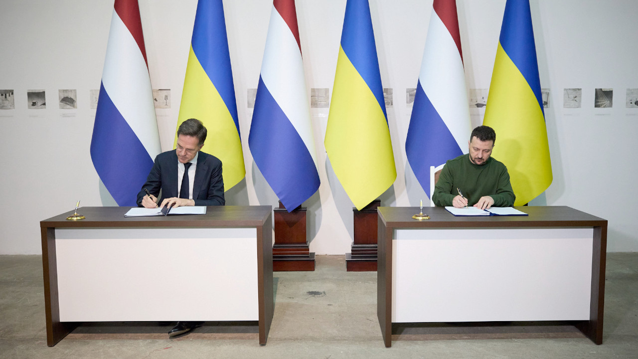 Ukrayna ile Hollanda arasında 10 yıllık güvenlik anlaşması