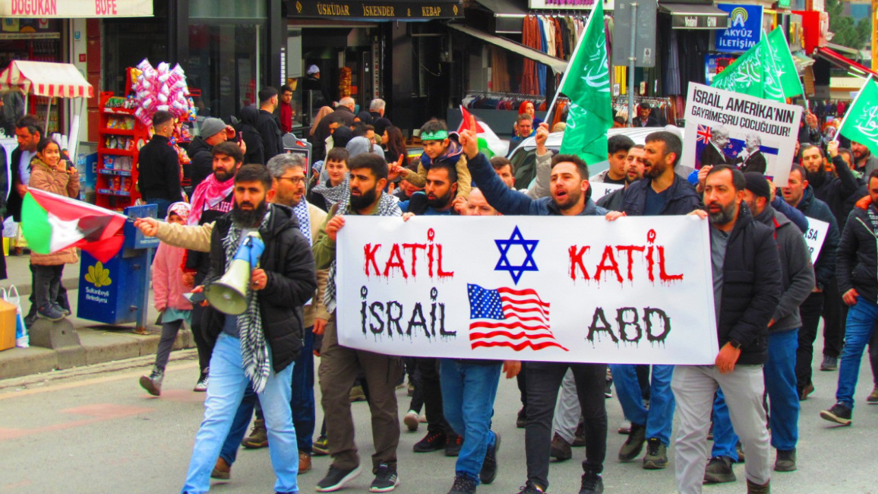İstanbullular Gazze direnişine destek için yürüdü